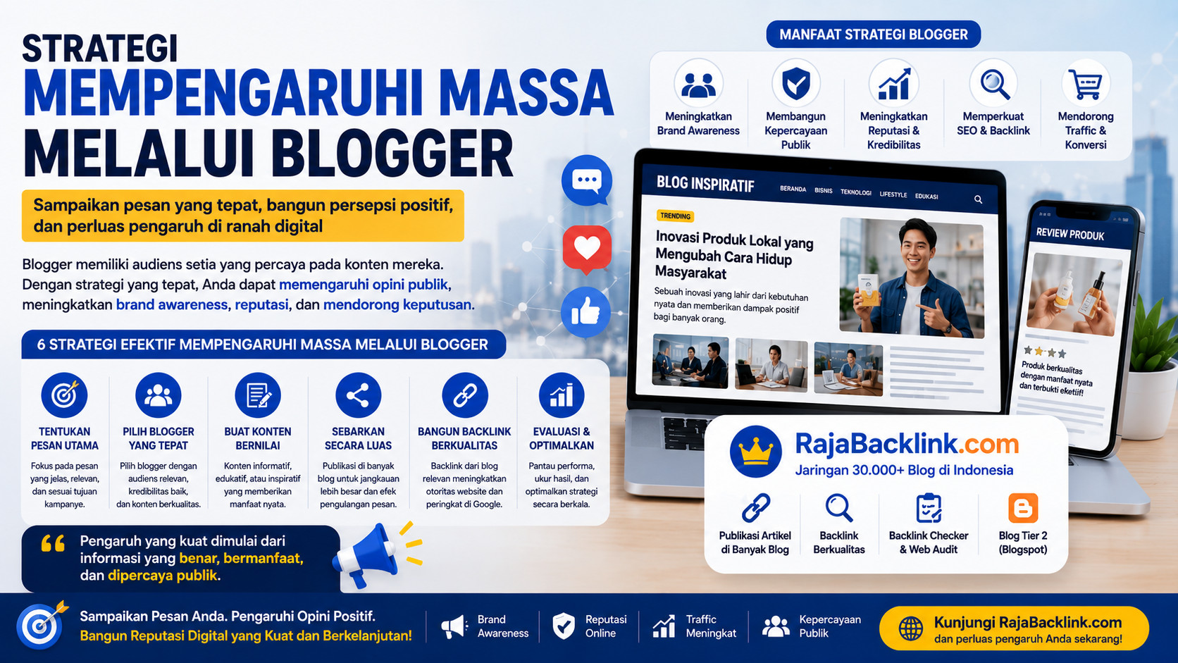 Bagaimana Strategi Mempengaruhi Massa Melalui Blogger Secara Efektif?